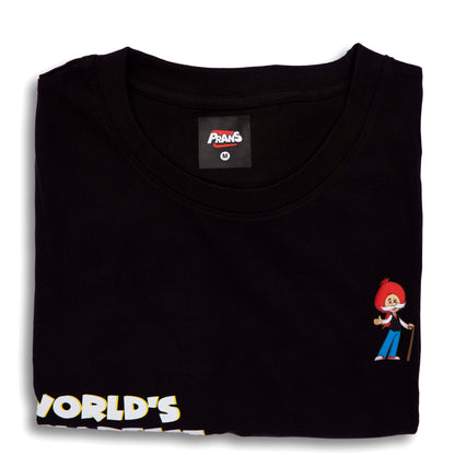 Chacha Chaudhary Official Merchandise - 'Computer Se Tez Dimaag' Oversized Black T Shirt | 100% Cotton | Made in India | Nostalgia Collectible