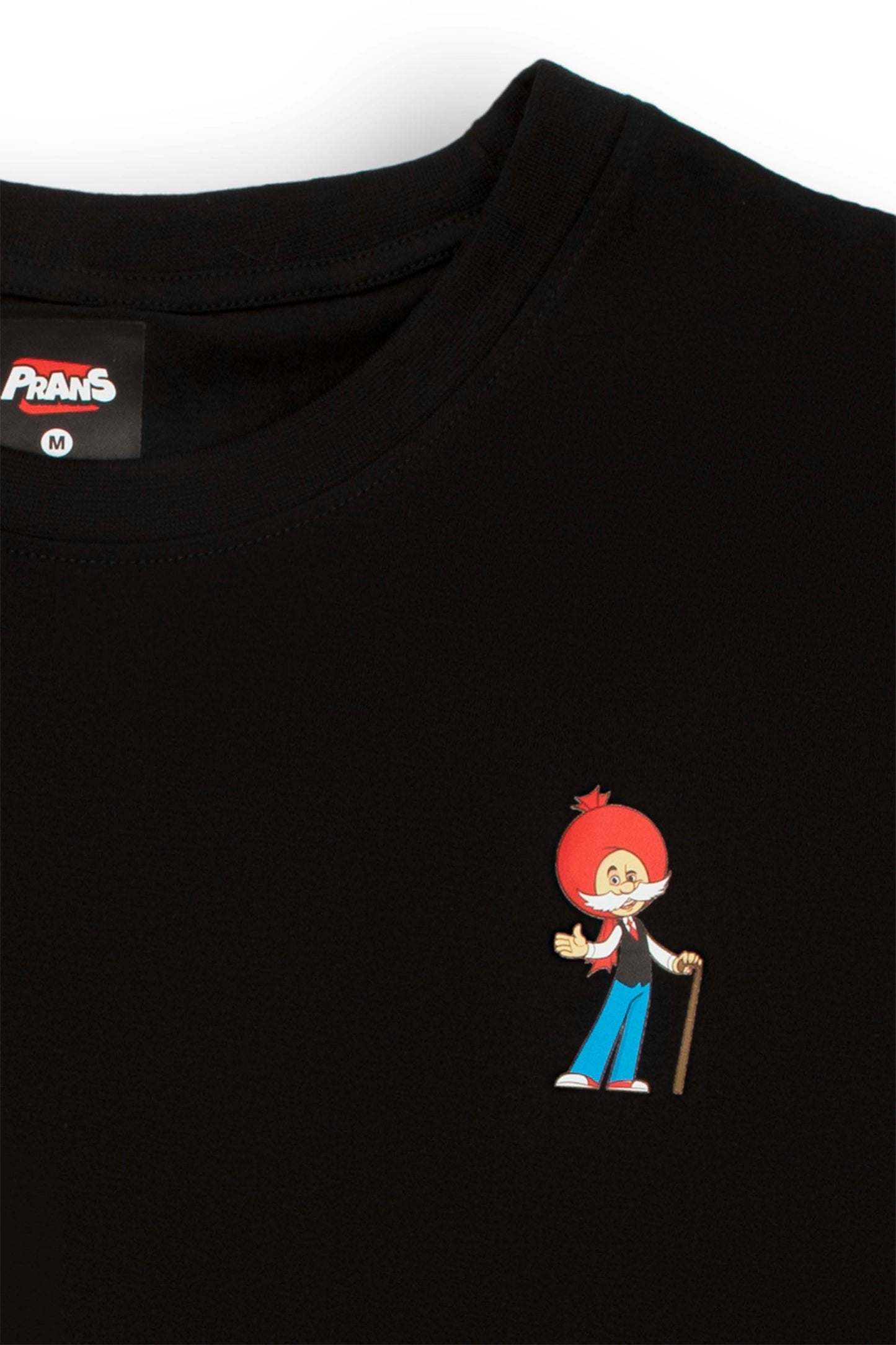 Chacha Chaudhary Official Merchandise - 'Computer Se Tez Dimaag' Oversized Black T Shirt | 100% Cotton | Made in India | Nostalgia Collectible